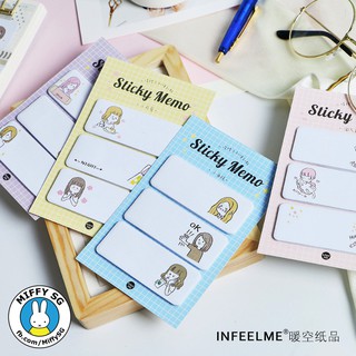 Giấy Note/ Đánh dấu trang NHỮNG CÔ GÁI ĐÁNG YÊU
