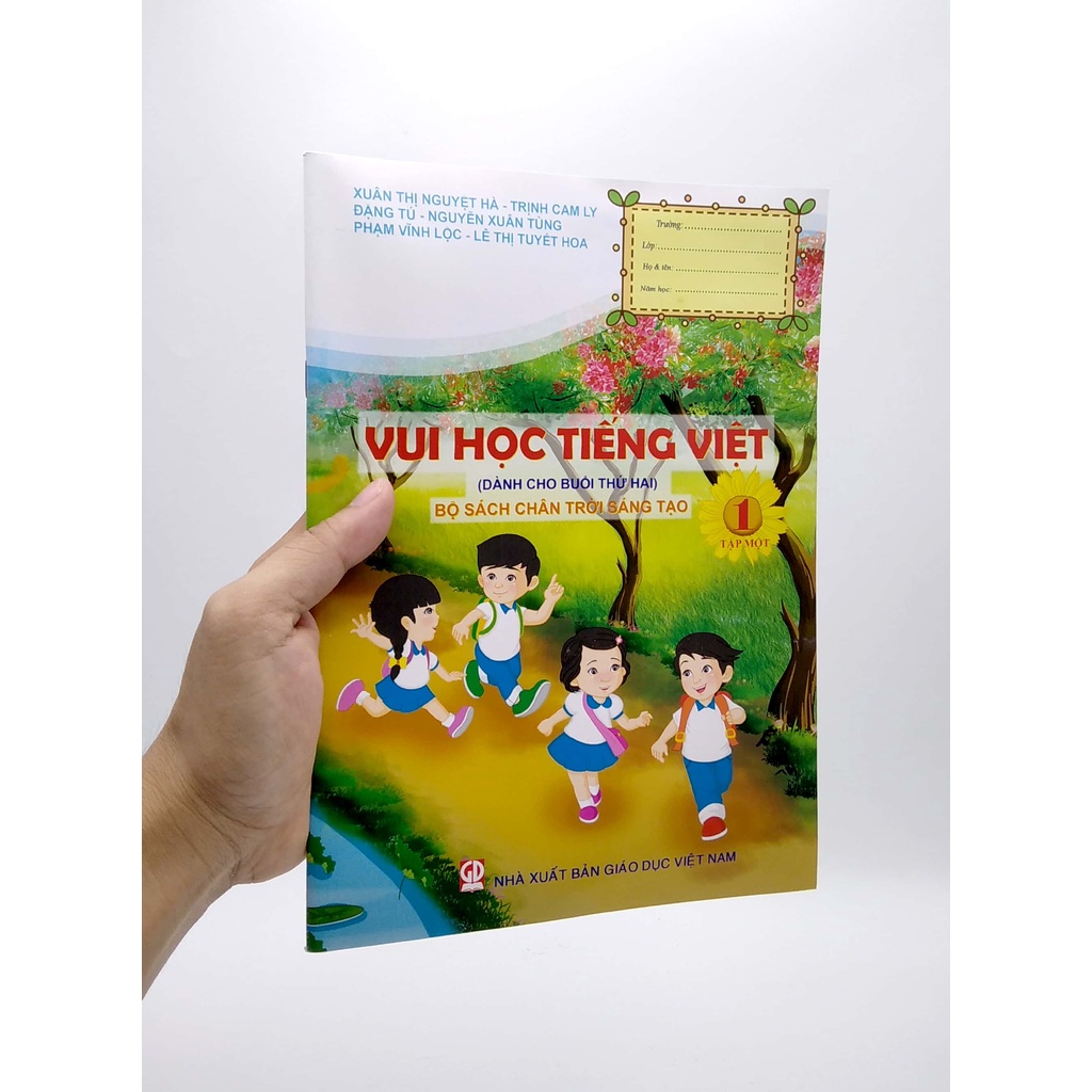Sách Vui Học Tiếng Việt 1 - Tập 1 (Dành Cho Buổi Thứ Hai - Bộ Sách Chân Trời Sáng Tạo)