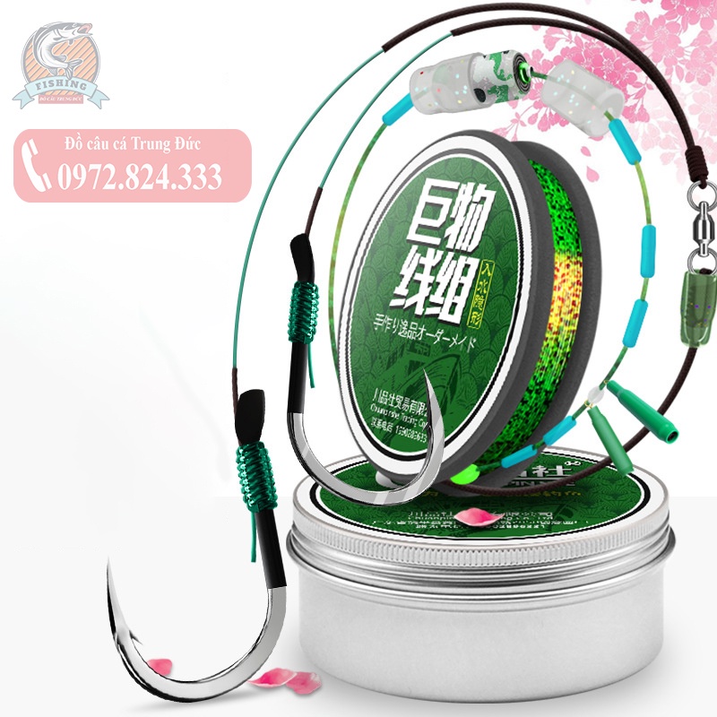 Trục câu đài săn hàng Kawashinsha cao cấp buộc sẵn lưỡi