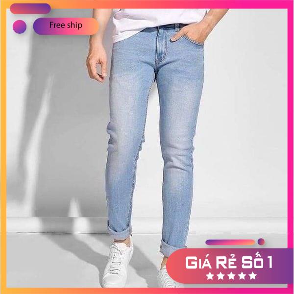 Quần Jean Nam Xanh Form Slimfit cao cấp