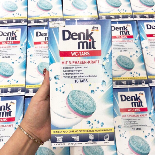 Viên tẩy bồn cầu Denkmit WC Tabs - Có lẻ