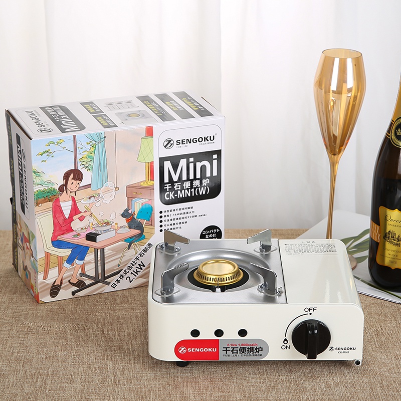 Di động mini ngoài trời chống cháy nổ bếp ga ký túc xá bếp ga gia đình-Japan Sengoku | BigBuy360 - bigbuy360.vn