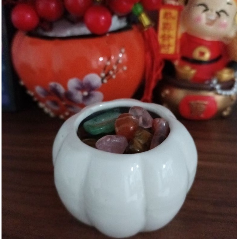 Hủ đá thanh tẩy, lan tỏa năng lượng tích cực dùng đặt bàn làm việc giúp cv thuận lợi  thu hút tài lộc, may mắn