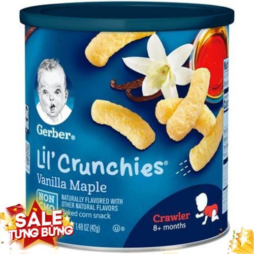 Bánh Ăn Dặm hình que Gerber Lil'Crunchies Non GMO (date mới) Vị Phomai