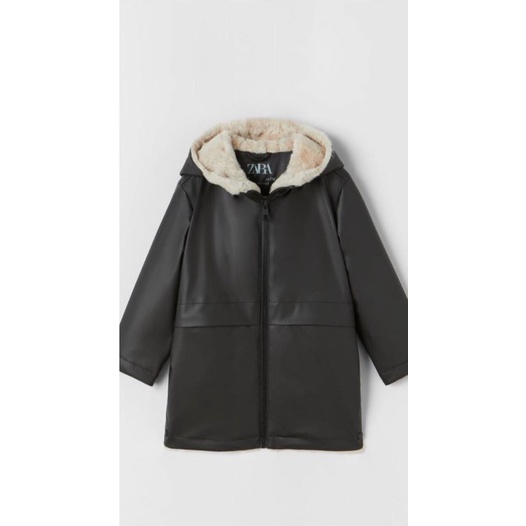 Áo khoác thu đông bé gái ZR Rain Coat đen