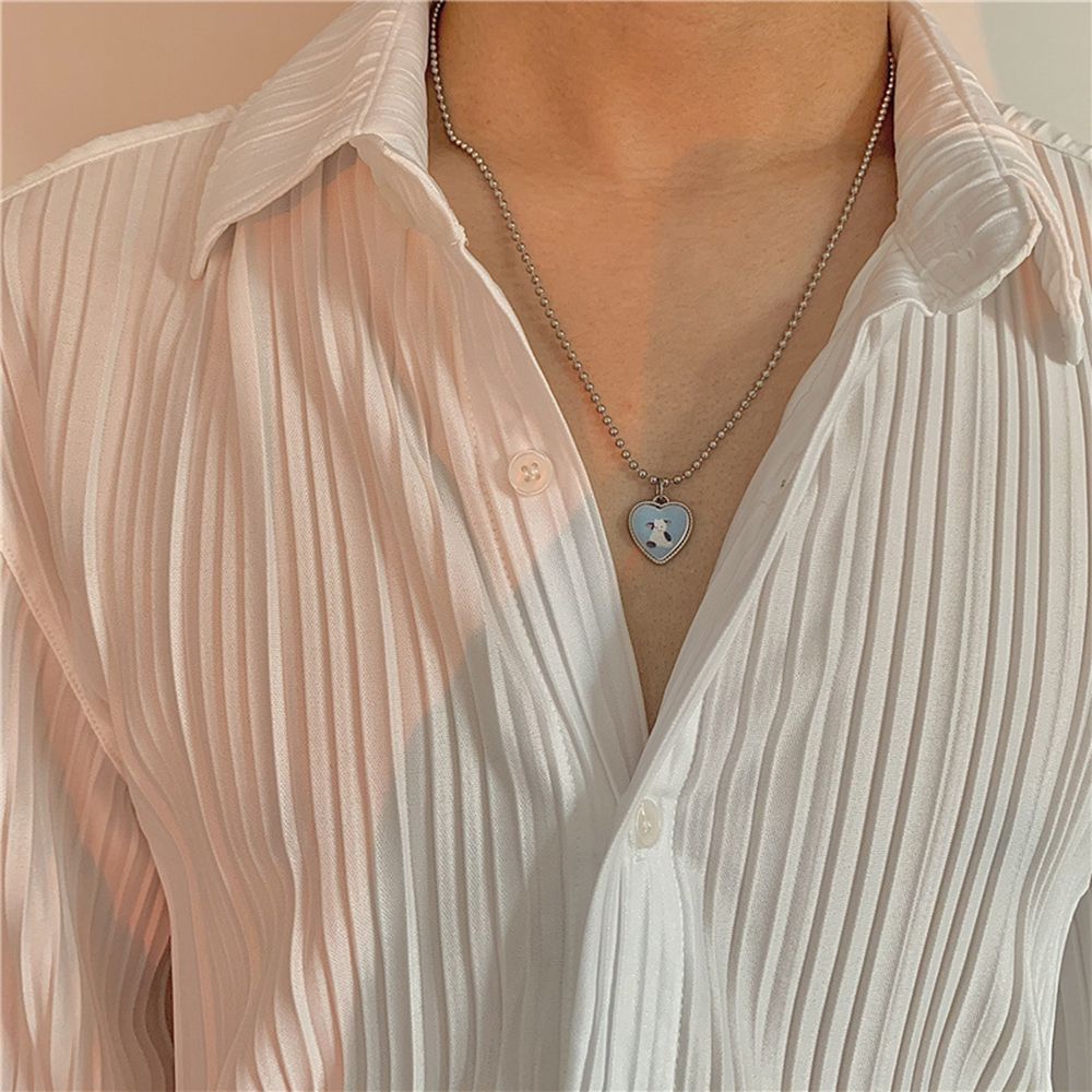 Vòng Cổ Choker Mặt Hình Trái Tim / Thỏ Dễ Thương Nhiều Màu Phong Cách Hàn Quốc Cho Nữ