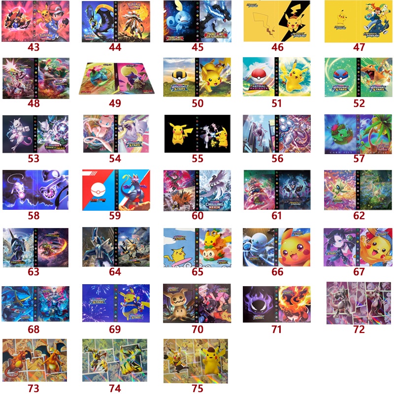 Album Giữ Thẻ Bài Pokemon CCG MTG Magic Yugioh 240 Ngăn