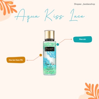 Xịt thơm bodymist Victoria’s Secret Aqua Kiss Lace - 250ml