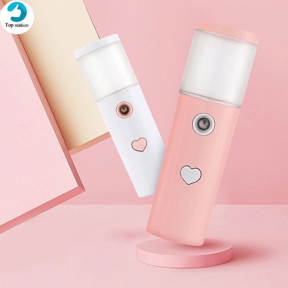 [Hàng mới về] Máy phun sương xông hơi mặt mini sạc USB chất lượng