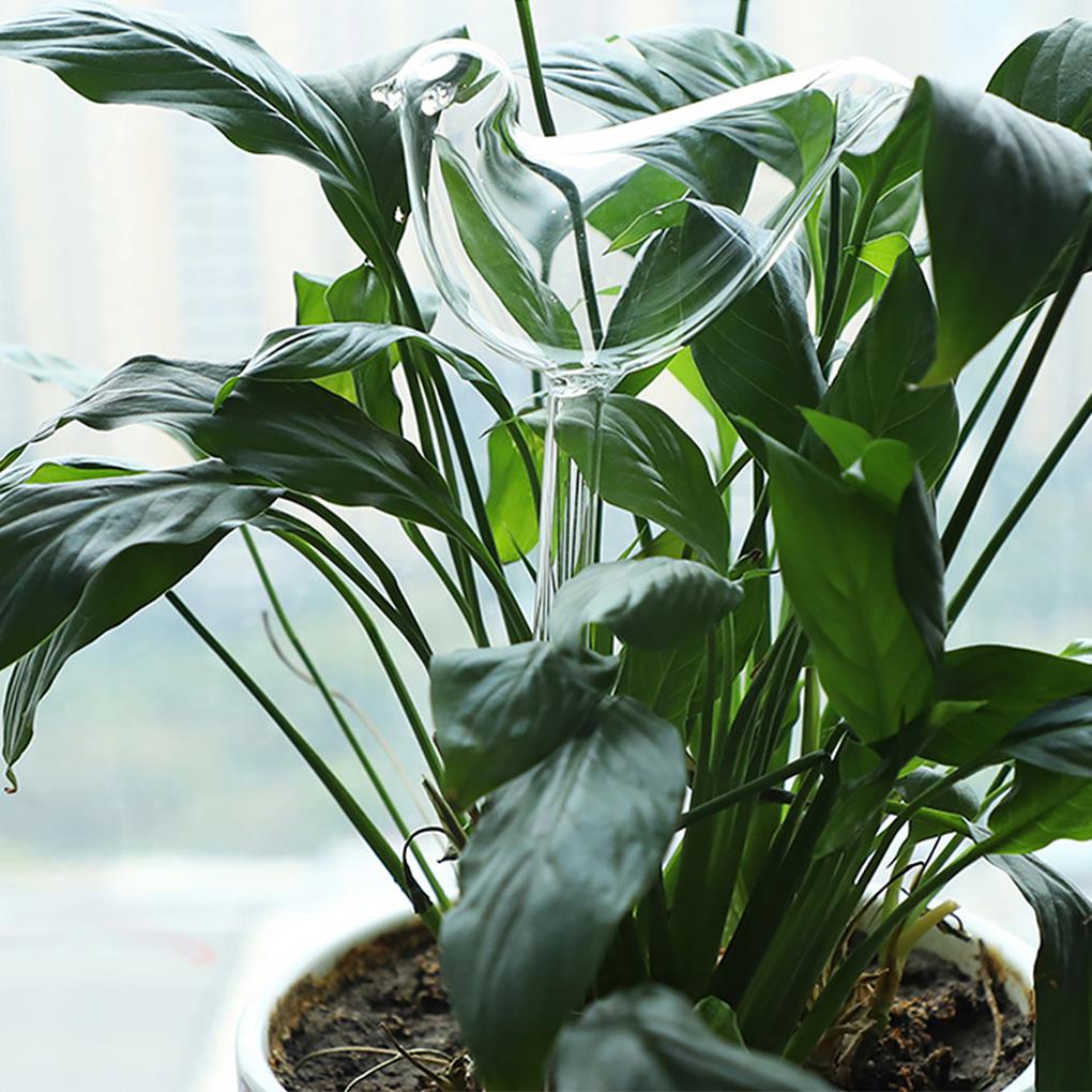 Plant Watering Device Spike Flowers DIY Drip Irrigation Waterer Animal Shape Transparent Refillable Water Feeder burang
