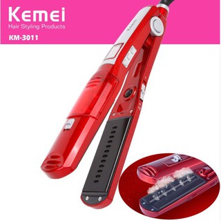 Máy Kẹp Thẳng Tóc Bằng Hơi Nước Kemei 3011