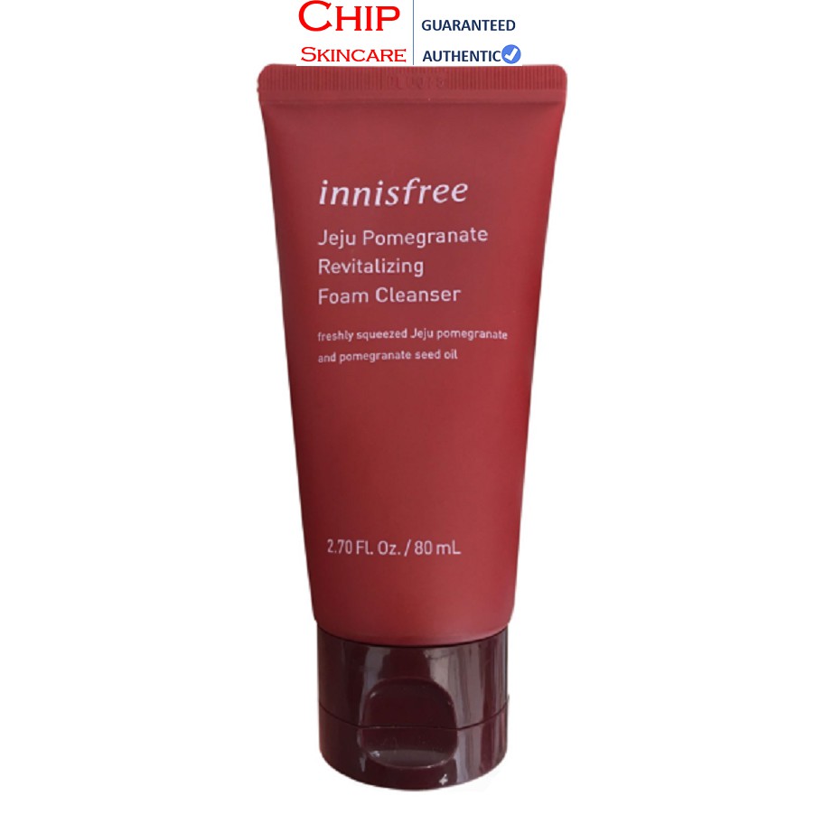 Sữa rửa mặt từ Lựu Đỏ Innisfree Jeju Pomegranate Revitalizing Foam Cleanser 150ml/80ml