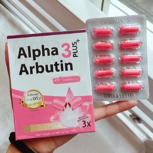 Vĩ 10 viên  Vĩ Kích Dưỡng Trắng Da Alpha Arbutin Thái Lan