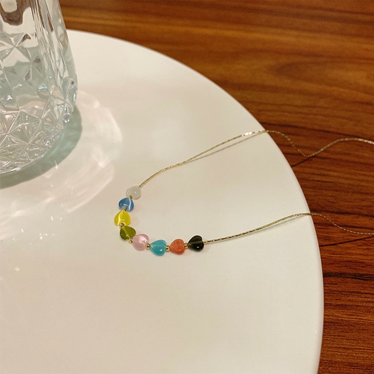 Vòng cổ Mặt Trái Tim Đính Đá Sang Trọng