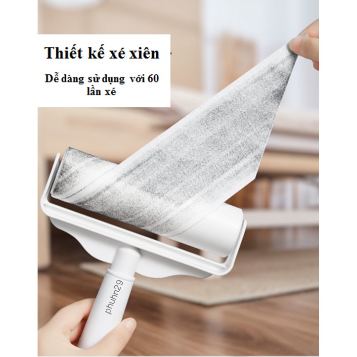 Lõi Lăn Bụi 16Cm - Sét 2 Lõi Lăn 1 Túi