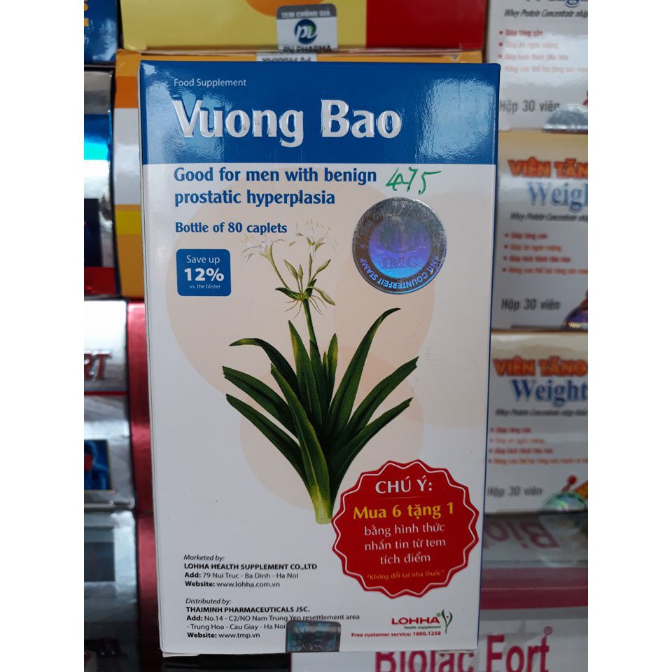 vương bảo ( lọ 80 viên)