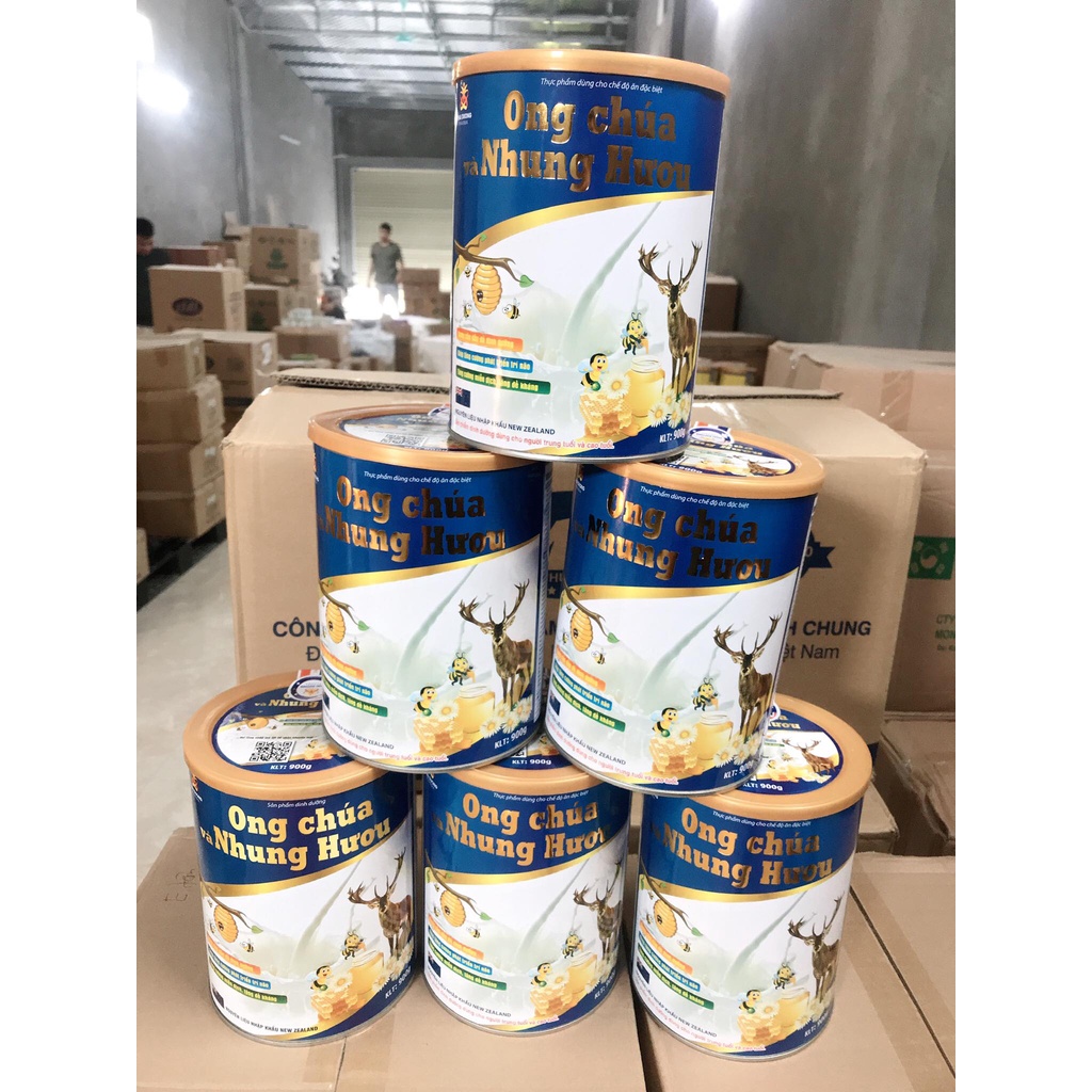[Hộp 400g] Sữa Bột Ong Chúa Và Nhung Hươu Giúp Phát Triển Chiều Cao,Phòng Ngừa Còi Xương, Chậm Lớn,Loãng Xương