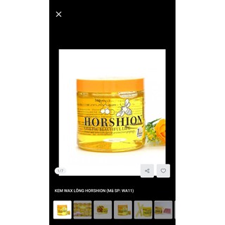 tẩy wax lông hoshion