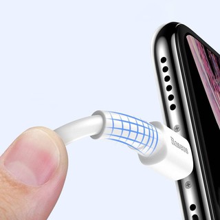 Cáp sạc lightning Baseus CALSW-02 dành cho Iphone/Ipad dài 1m max 2.4A