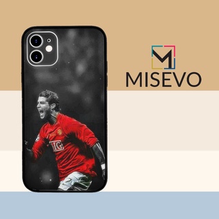 Ốp lưng Ronaldo CR7 trong màu áo MU cho Iphone 5 6 7 8 Plus 11 12 Pro Max X Xr MAN20210042