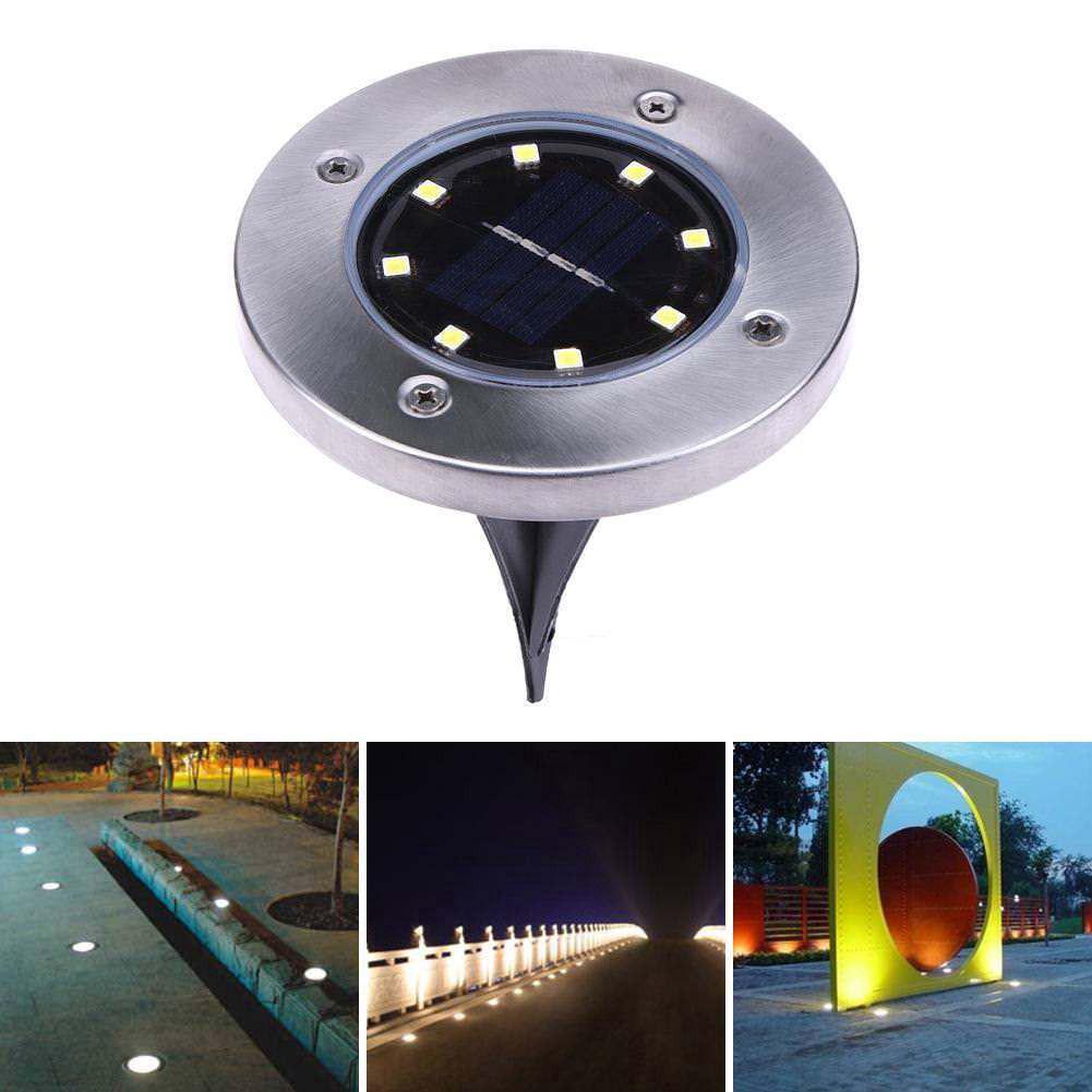 Đèn led 8 bóng năng lượng mặt trời