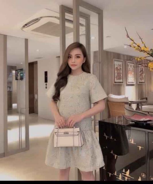 Vải taffta vân hoa