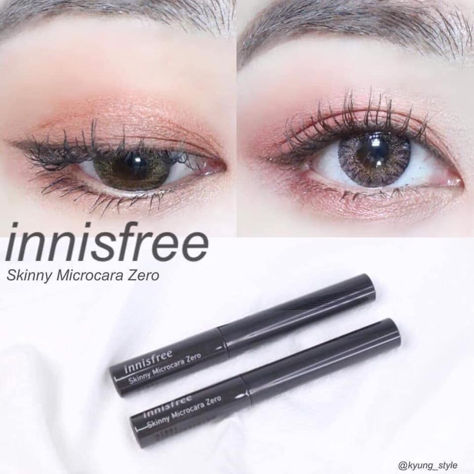 [Best Seller][New 2019] Mascara Siêu Mảnh Chống Trôi Innisfree Skinny Microcara Zero