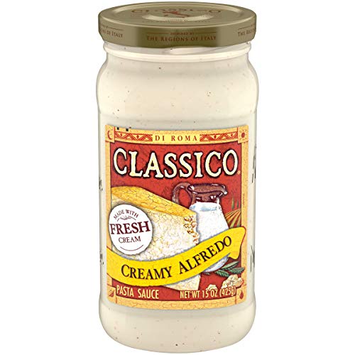 Xốt Alfredo kem sữa béo hũ nhỏ hiệu Classico 425g
