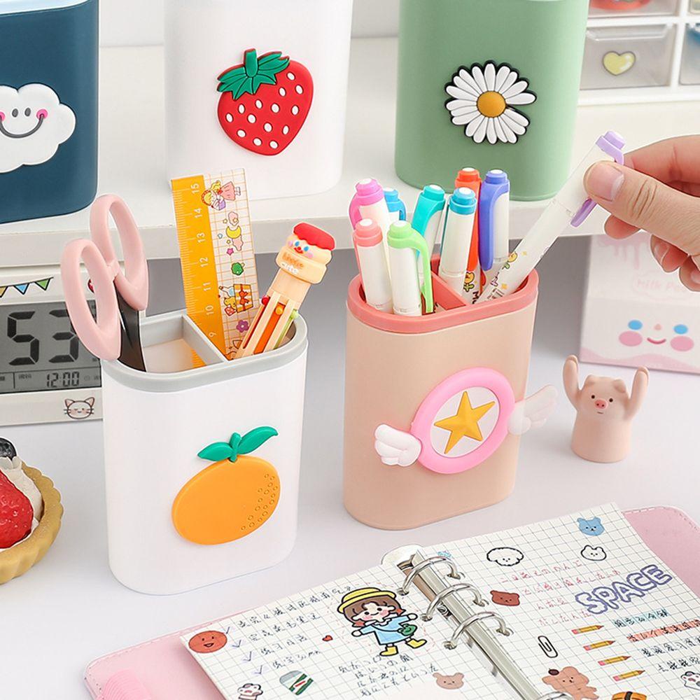 Hộp Đựng Bút Để Bàn Hai Ngăn Thiết Kế Sáng Tạo Ốp