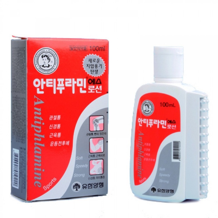 Dầu Nóng Xoa Bóp Hàn Quốc Chai Đỏ Đau Nhức Xương Khớp
