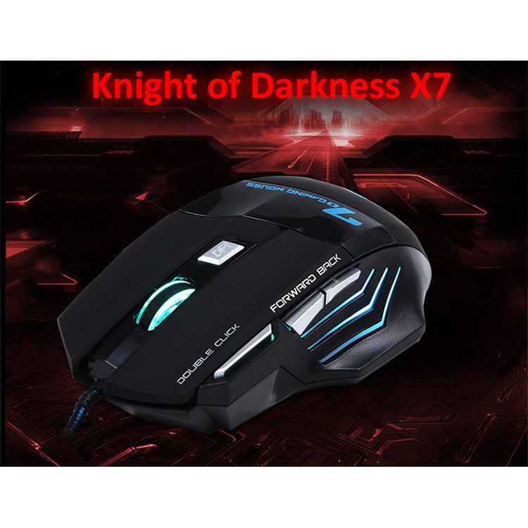 Chuột gaming Imice X7 - Knight of Darkness (độ nhạy lên đến 3200 DPI) | BigBuy360 - bigbuy360.vn