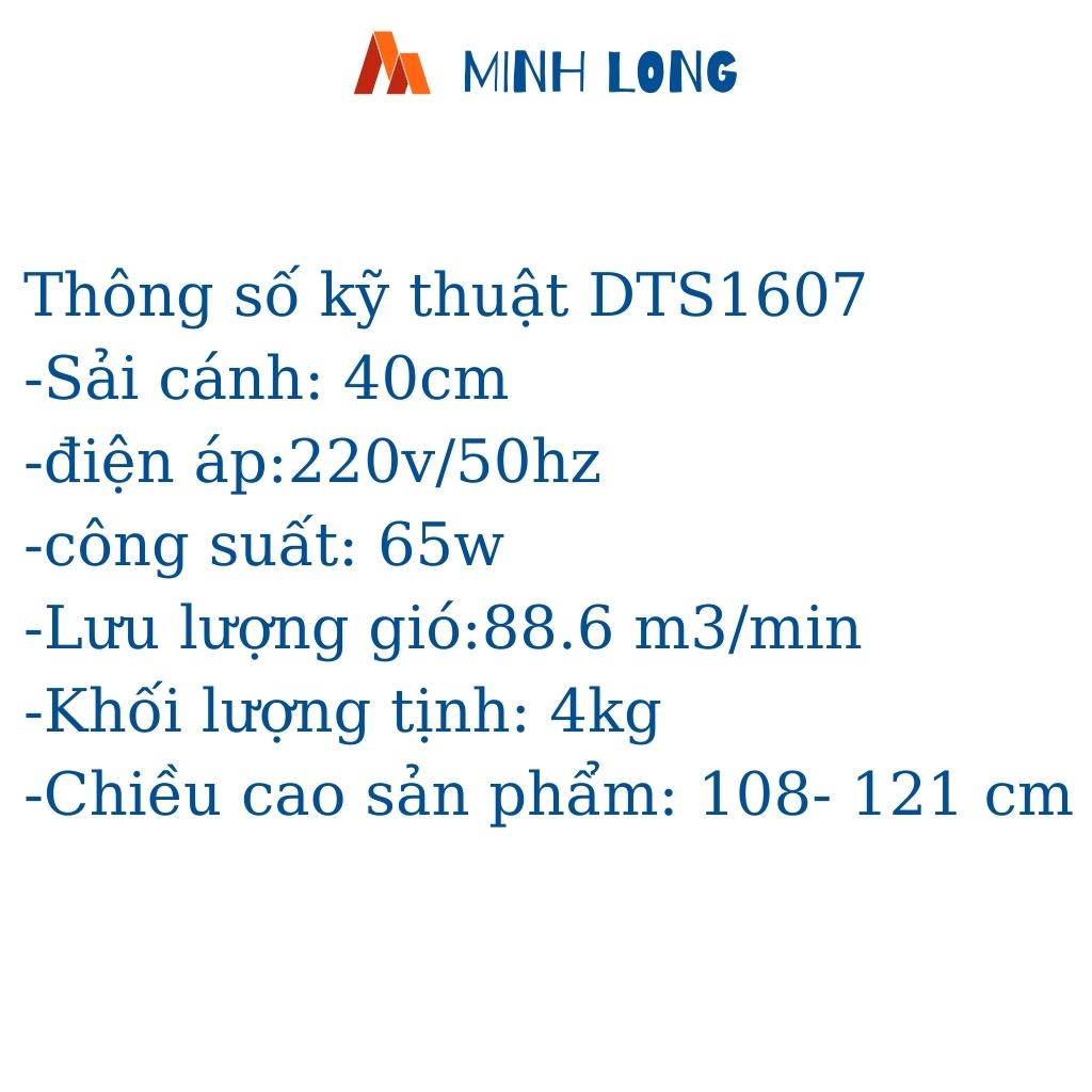 Quạt Đứng Thân Sắt Senko DTS1607 65W - 7 cánh - Bảo hành 24 tháng - ship hỏa tốc TPHCM