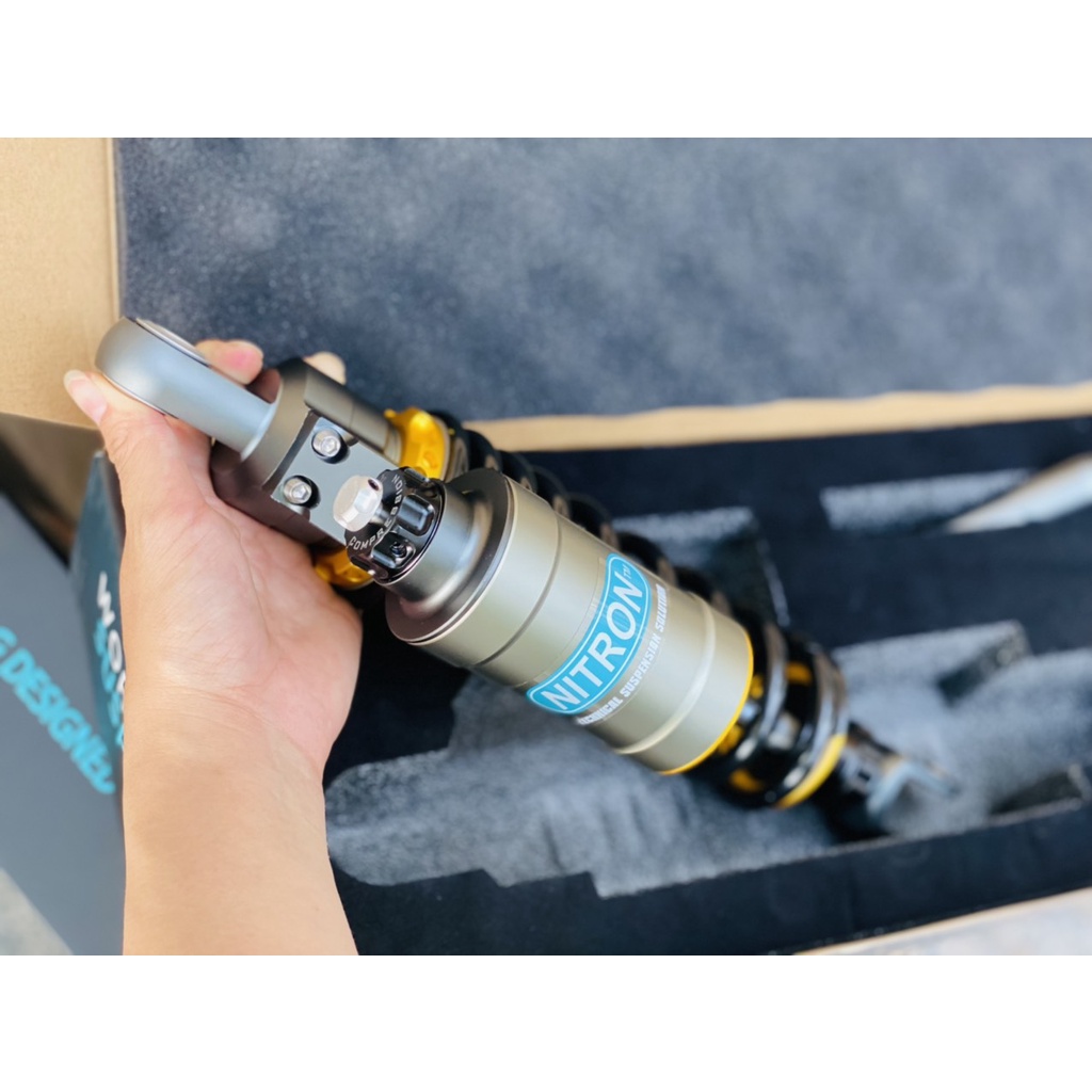 Phuộc Nitron Bình Dầu chính hãng Việt Nam cho Vario, Click mẫu mới. BH 12 tháng