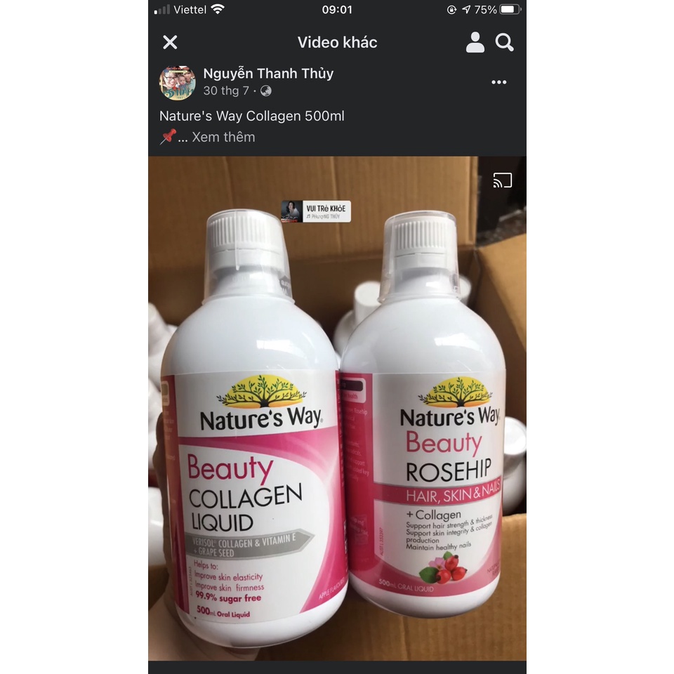 Beauty Collagen Liquid 500ml của úc, collagen nước, date xa