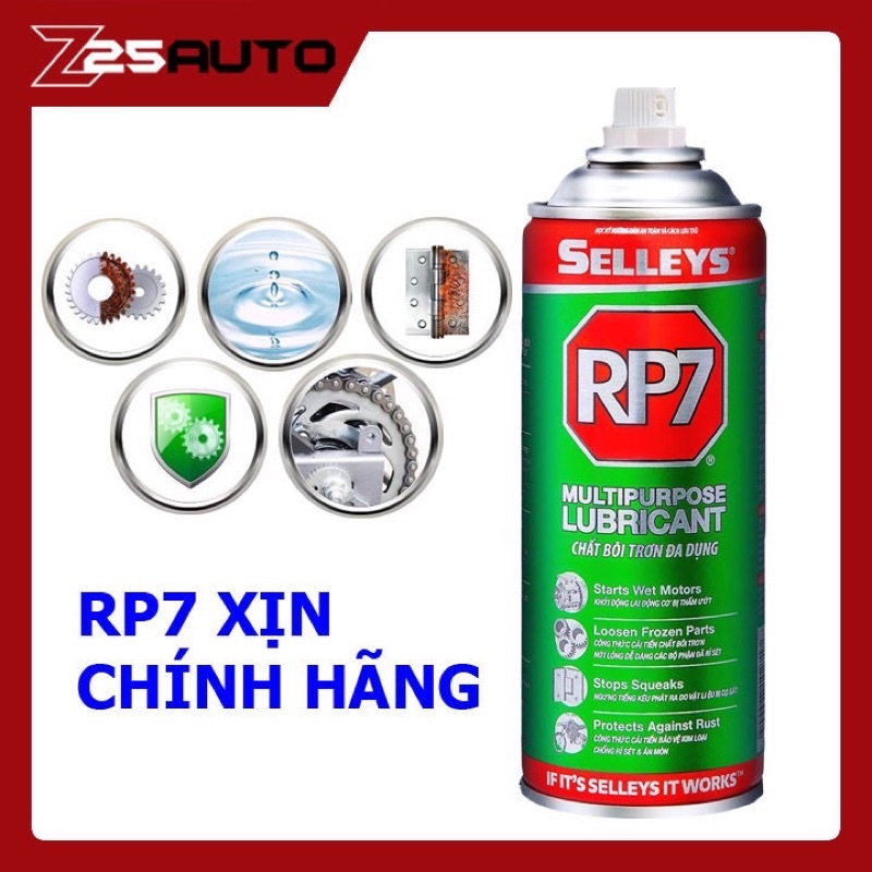 PR7 SELLEYS chai xịt chống rỉ sét và bôi trơn chai lớn 350g