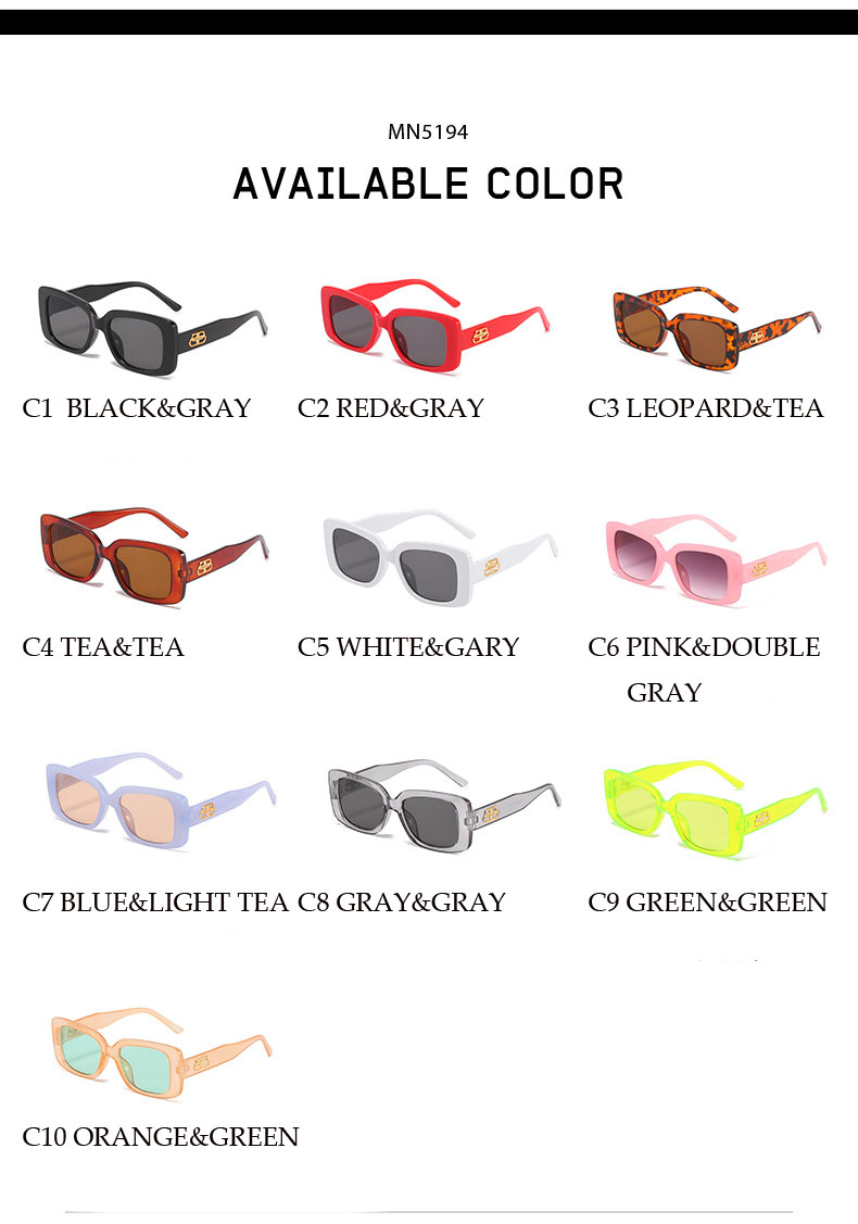 Korean Version of The New Cat Eye Big Frame Wild Sunglasses Candy Color Ins Style Hot Selling Single Product