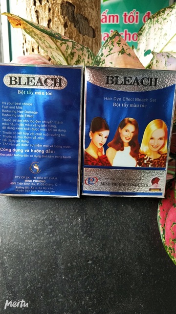 [Tặng mũ trùm] Combo Bột tẩy 3 cô gái Minh Phượng Bleach powder nâng tông sáng đều màu tóc cao cấp chính hãng giá gốc 💘💘