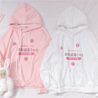 Áo Hoodie Mỏng Tay Dài In Họa Tiết Cô Gái Dễ Thương Phong Cách Nhật Bản