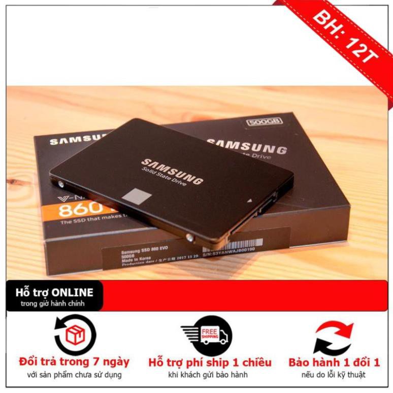 [BH12TH] Ổ cứng SSD 250G SAMSUNG 860 Evo SATA 3 Chính hãng