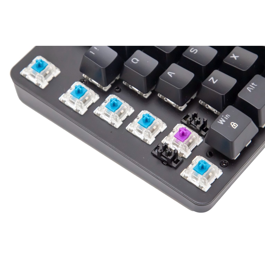 Bàn Phím Cơ Gaming AJazz DKM160 Led Rainbow Chính Hãng Bảo Hành 24 Tháng