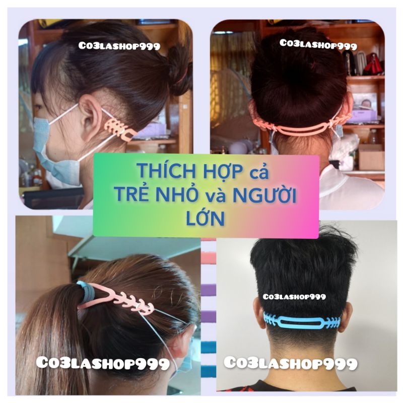 Dây đeo khẩu trang chống đau tai, nhựa dẻo đàn hồi tốt, độ bền cao