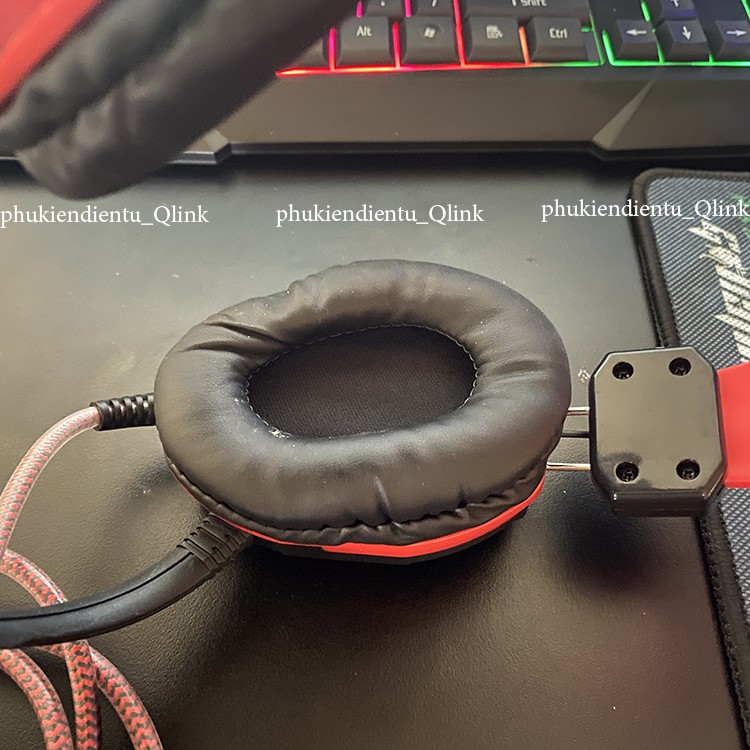 Tai nghe chụp tai máy tính laptop có mic có dây gaming LUVIBA A6