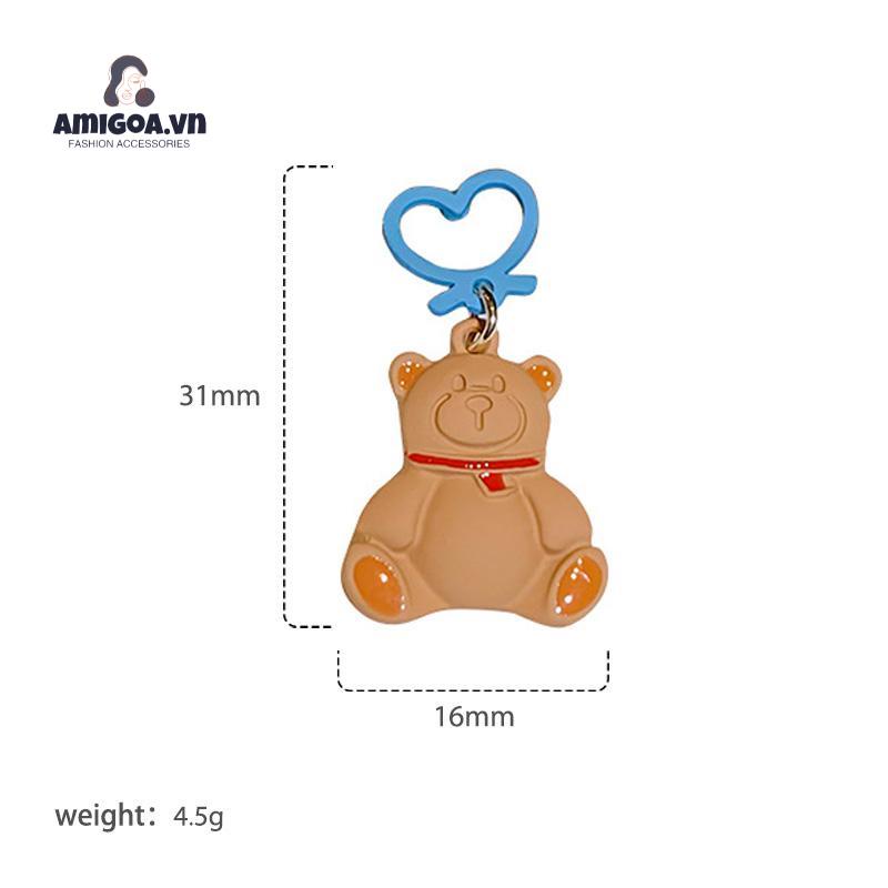 ✨✨Bông tai S925 hình gấu và hoa dễ thương dành cho nữ