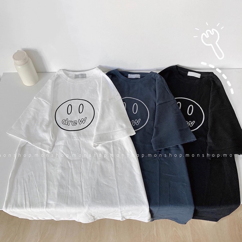 Áo thun Dre.w mặt cười 3158 loại đẹp/ dài tay tăm