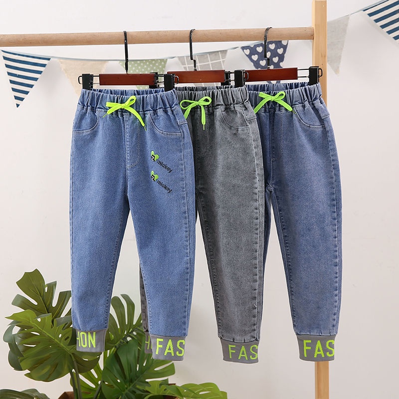 Quần Jeans Dây Rút Phong Cách Mới 2022 Cho Bé Gái