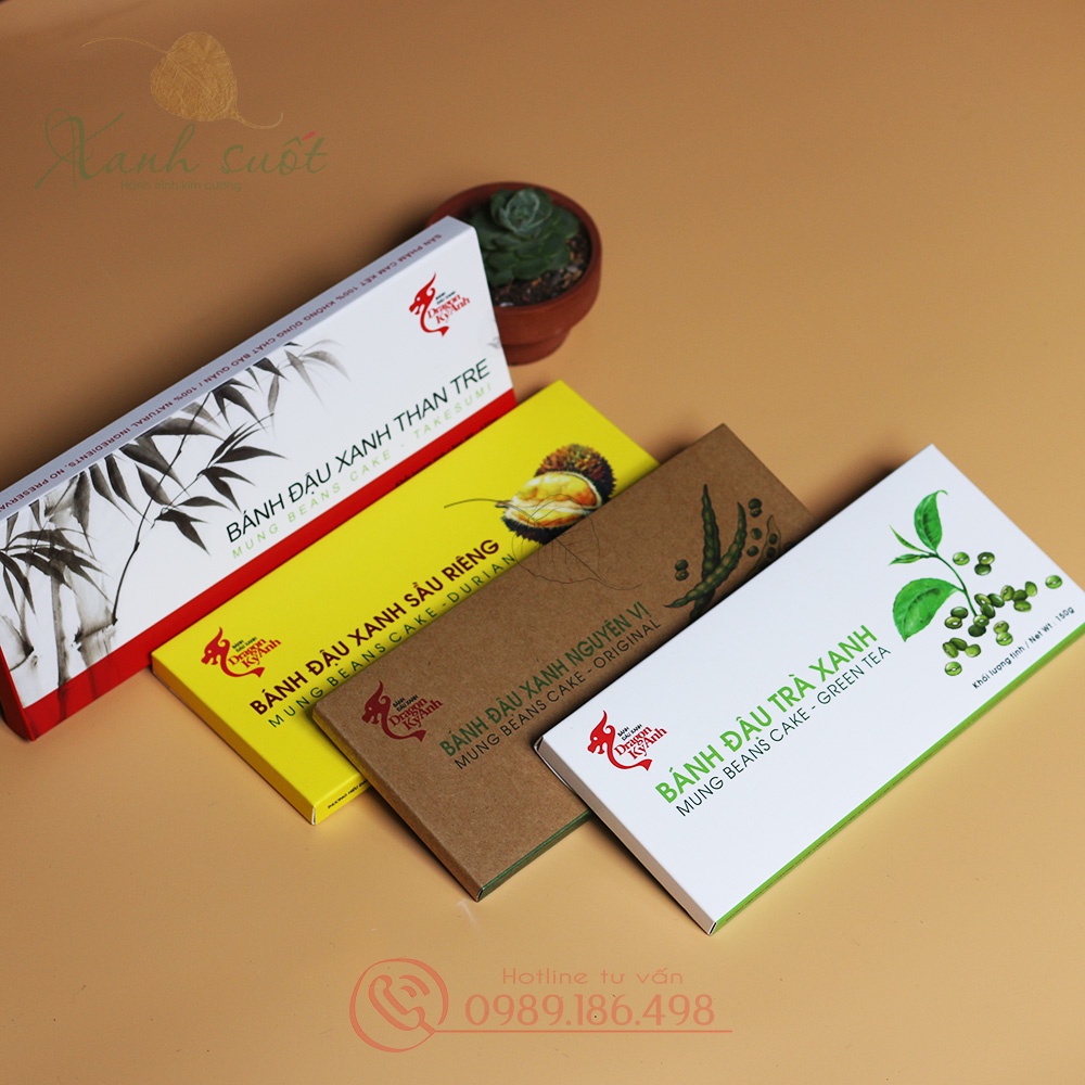 Bánh Đậu Xanh Hải Dương- Làm Quà- Truyền Thống, Ngọt Vừa, Thơm Ngon - Mung Beans Cake