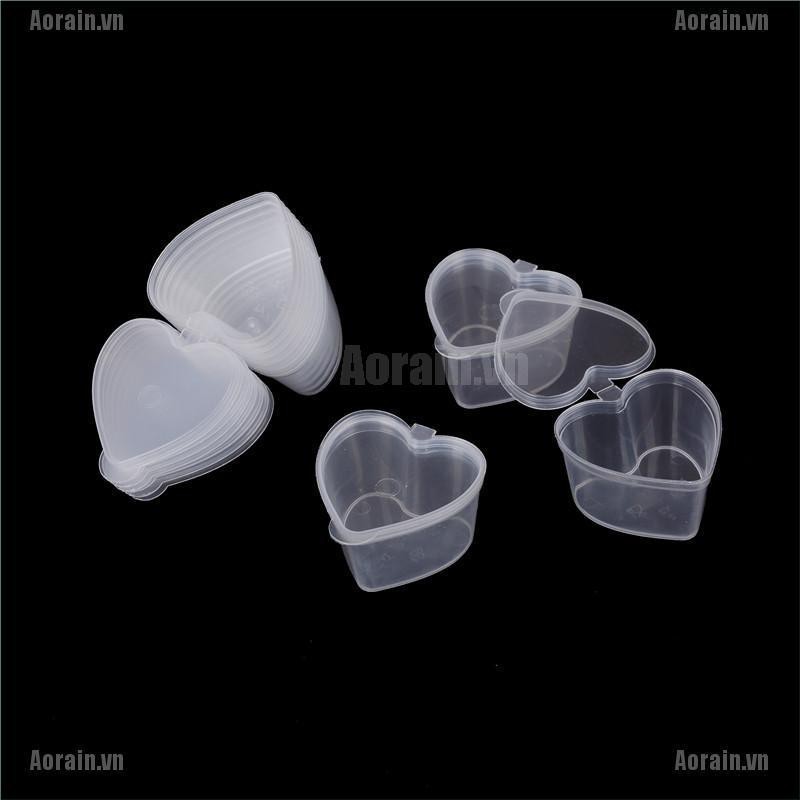 Bộ 10 Hộp Nhựa Trong Suốt Dung Tích 50ml