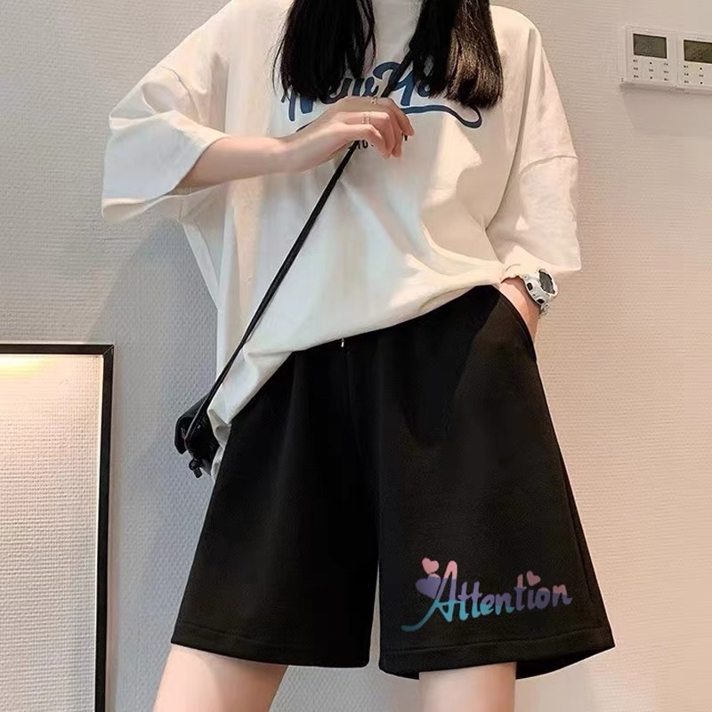 Quần Short Lửng Thun Nhiều Mẫu Hoạ Tiết Icon Dễ Thương