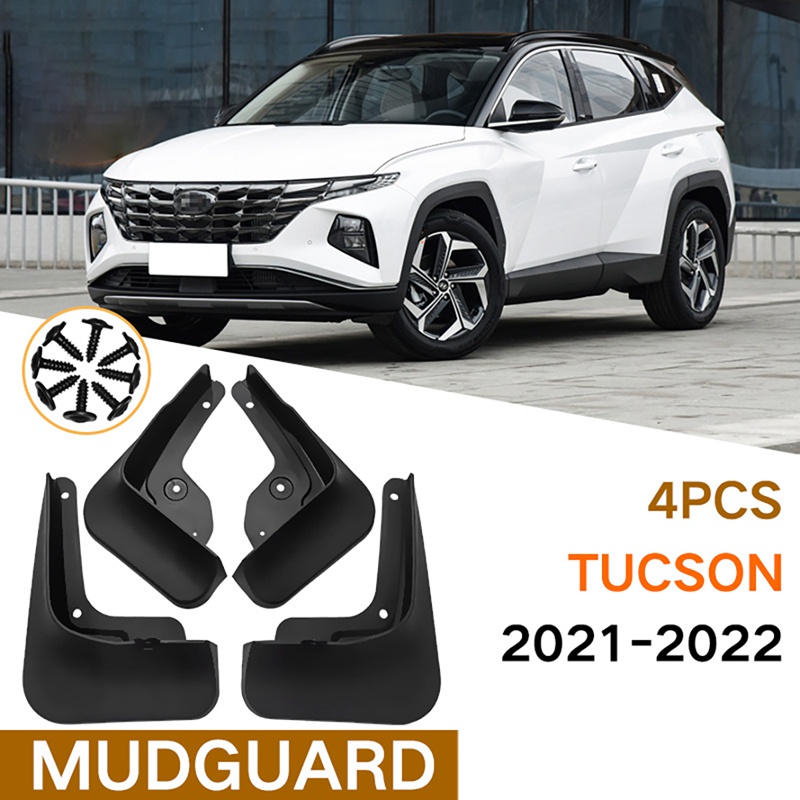 Chắn bùn bánh xe Hyundai Tucson 2021- 2022 - Hàng nhựa dẻo ( có sẵn ốc vít)