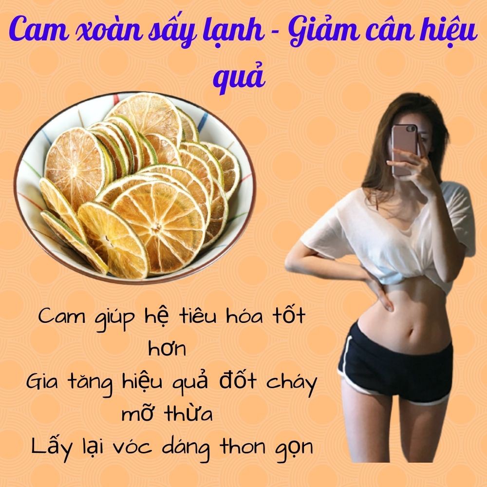 Cam Xoàn sấy lạnh RobiMart - Tăng cường hệ miễn dịch và thể lực